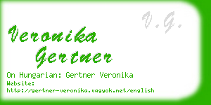 veronika gertner business card